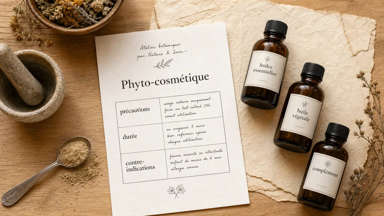 123 phyto cosmétique : fiche, huiles essentielles et huile végétale