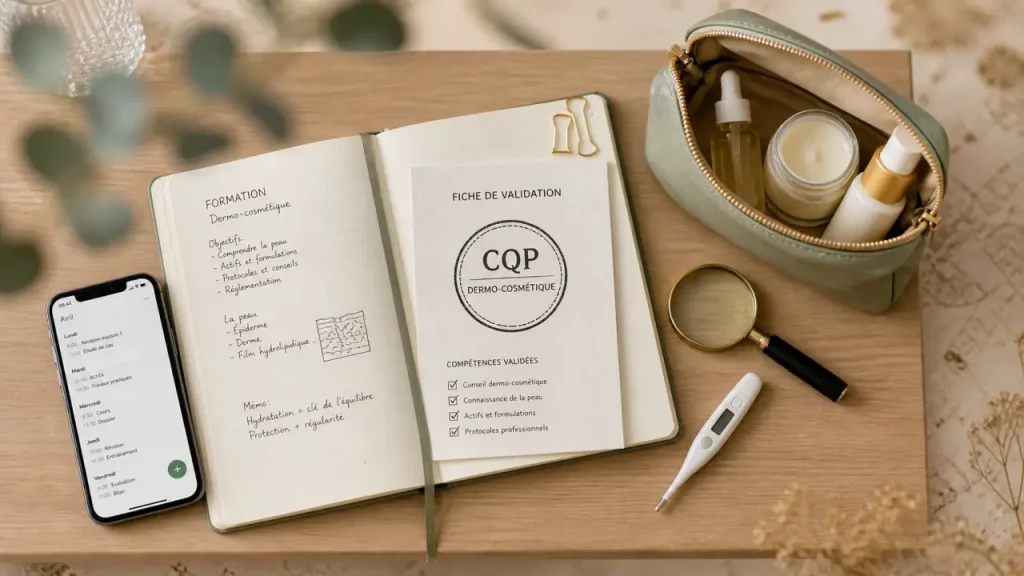 CQP dermo-cosmétique : 273 heures, 39 jours et 5 460 € HT pour se spécialiser en officine