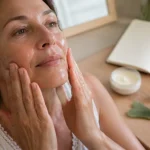 Lifting du visage naturel : auto-massage du visage avec gua sha et rouleau de jade