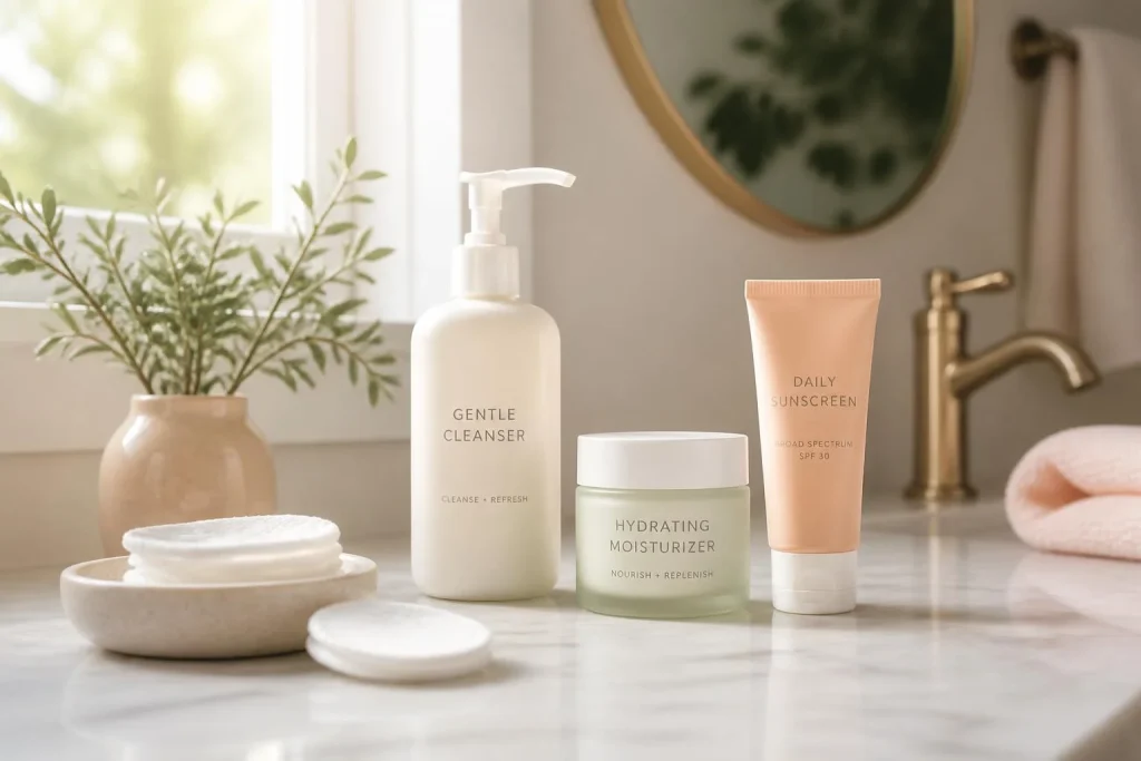 5 minutes le matin, 10 minutes le soir : la routine beauté saine qui respecte la peau