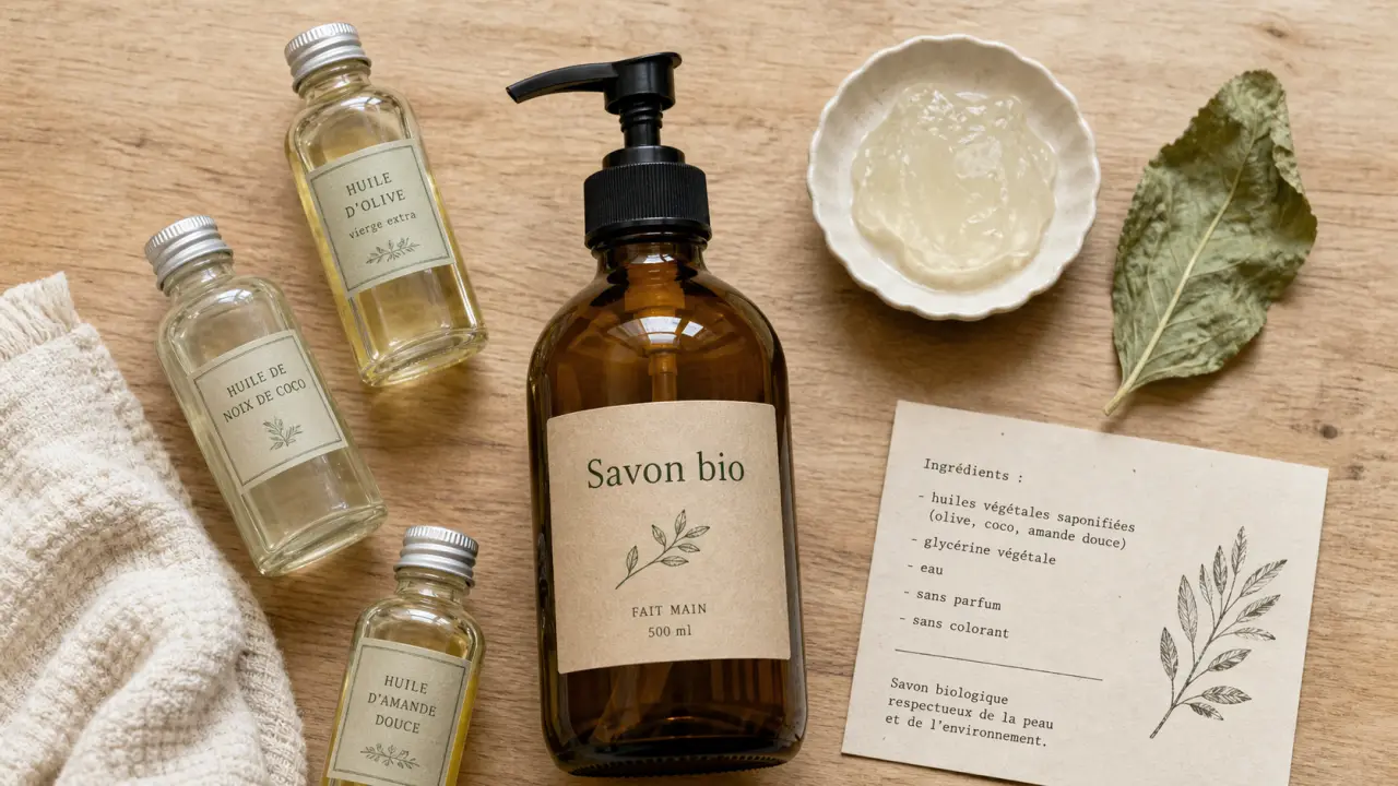 Savon liquide bio : glycérine, surgras ou parfum ?