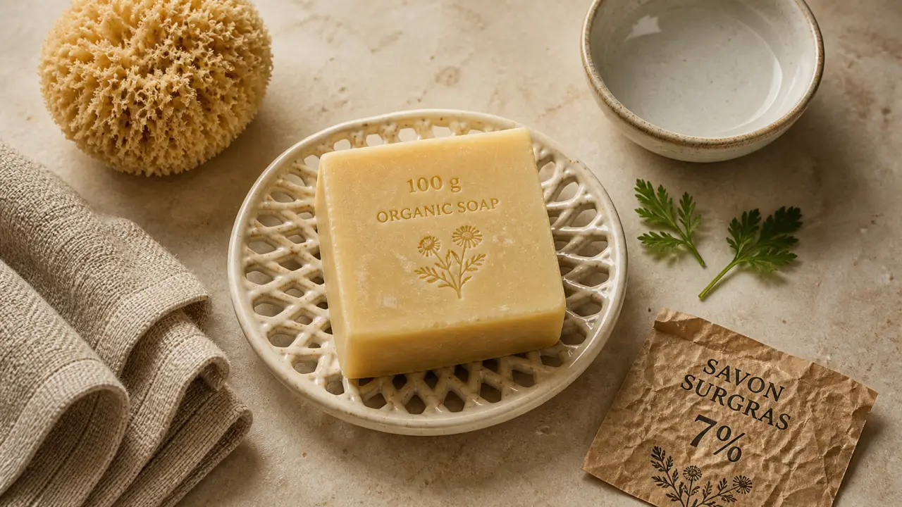 Savon solide corps bio pour peau sèche, sensible ou grasse