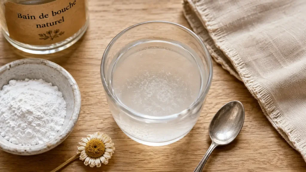 Bain de bouche naturel : les recettes simples pour l’haleine, les gencives et les aphtes