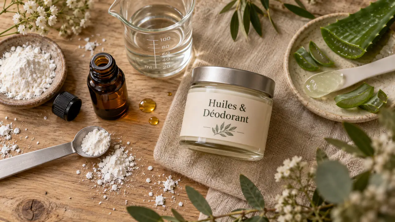 Huiles essentielles déodorant : dosage pour aisselles sensibles