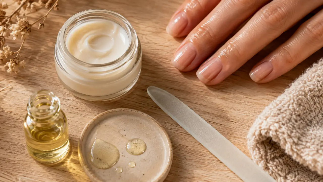 Ongles au naturel : lime, huile et crème pour prévenir casse, jaunissement et stries