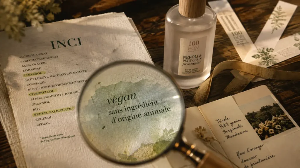 Parfum vegan : les ingrédients animaux à repérer avant d’acheter