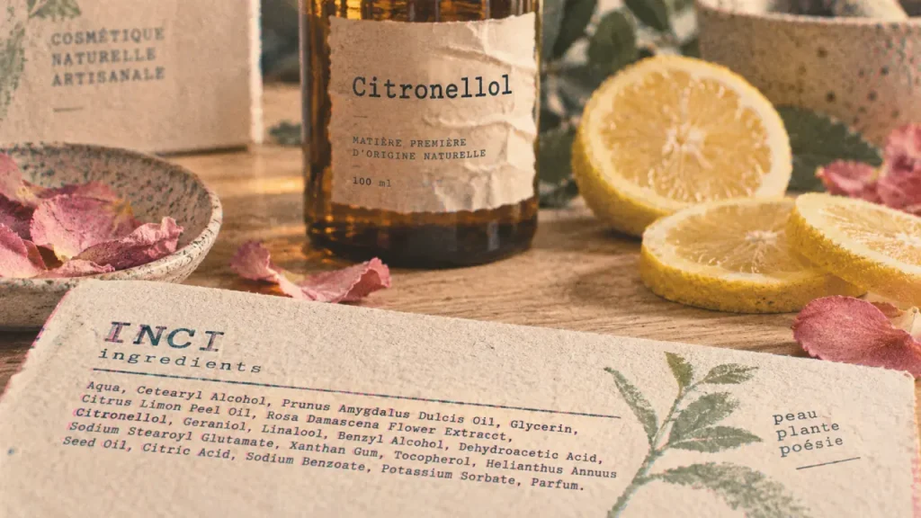 Citronellol : allergène parfumant, origine naturelle et précautions pour la peau