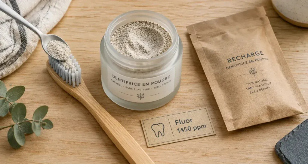 Poudre dentifrice : un format écologique, mais le fluor et l’abrasivité à vérifier